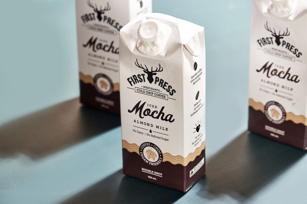 Packaging Design for First Press Coffee