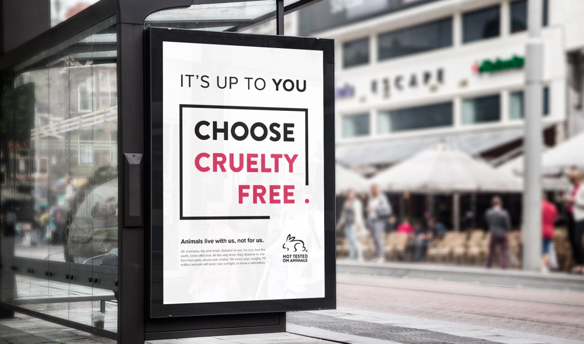 Signage Design for Choose Cruelty Free