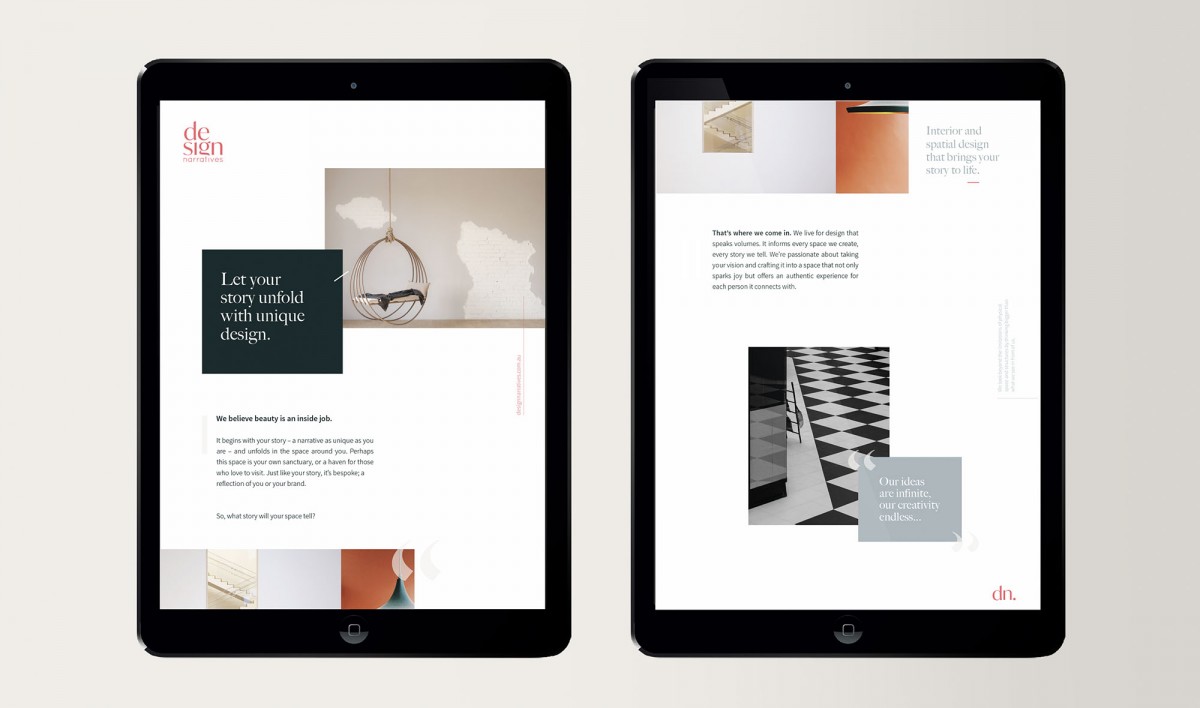 Website Design for Design Narratives