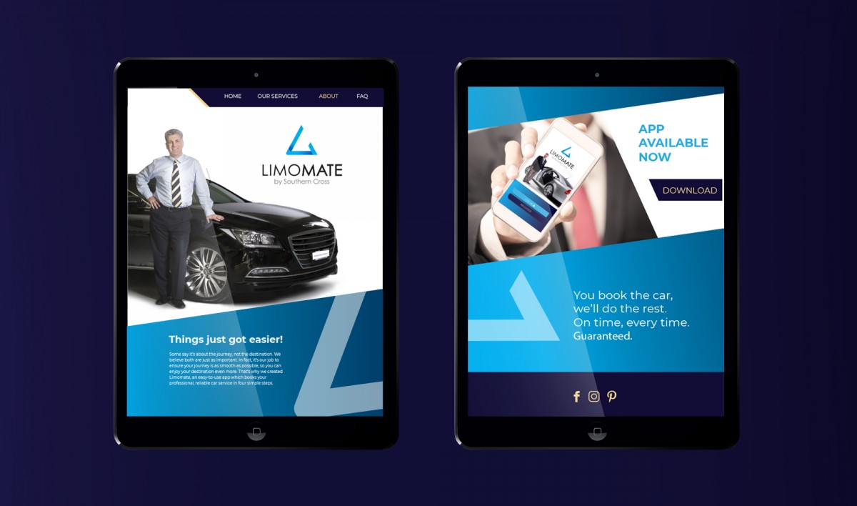 Digital Marketing Design for Limomate