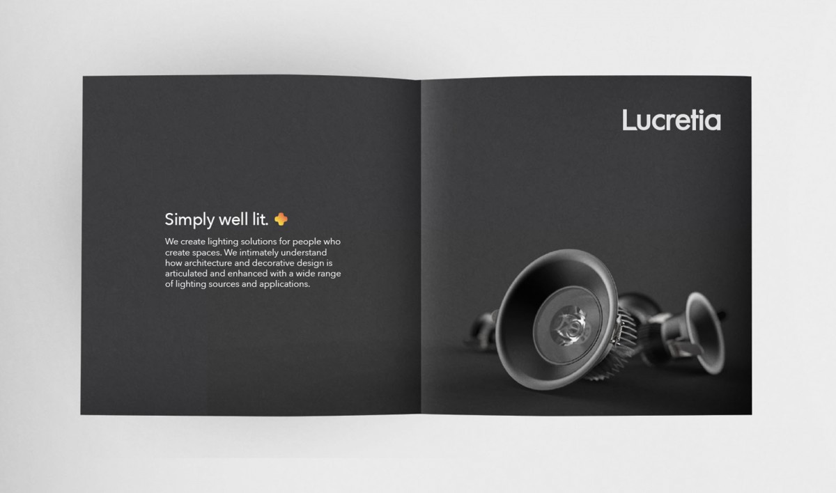 Publication Design for Lucretia Lighting