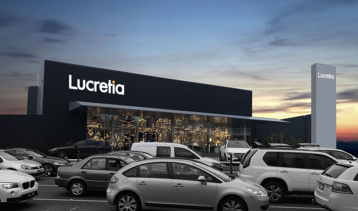 Signage Design for Lucretia Lighting