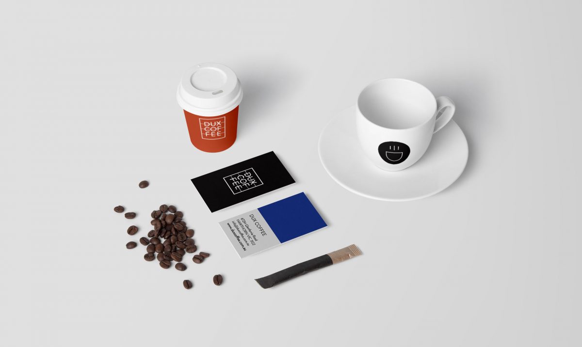 Business card Design for Dux Coffee Bar